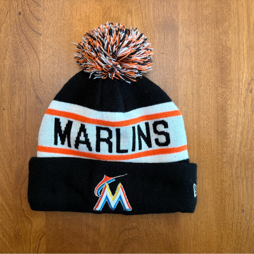 Kids Marlins Winter Hat